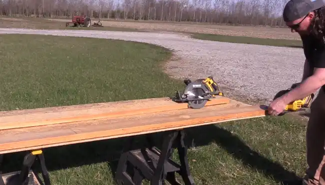 Can you use a left-handed circular saw to cut logs
