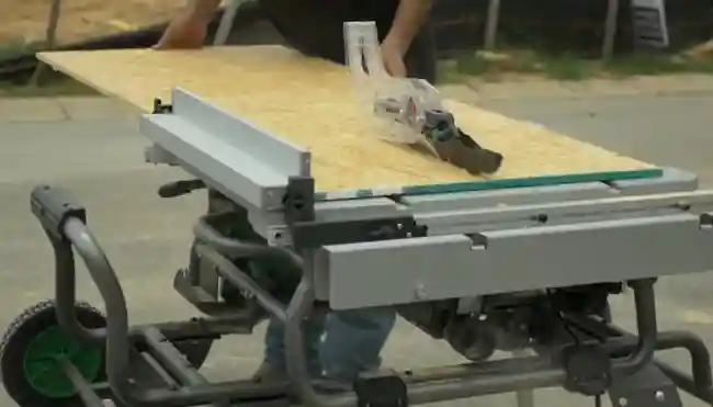 What size are most table saws