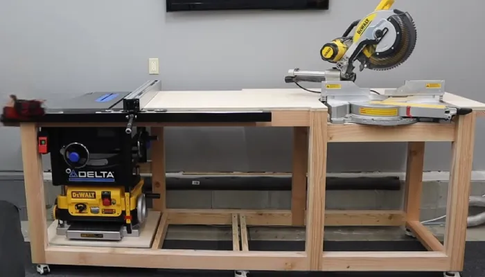 can a table saw be stored in a shed?