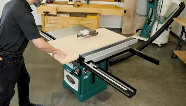 What is the Recommended HP for Cabinet Table Saws