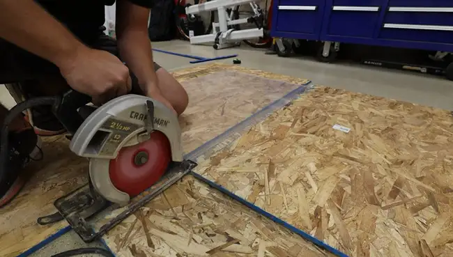What should you do if the plexiglass starts to melt during cutting with a table saw