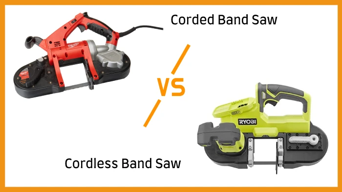 Corded vs Cordless Band Saw: 9 Key Differences