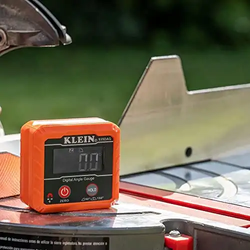 Klein Tools Digital Electronic Level and Angle Gauge Table Saw Compatible
