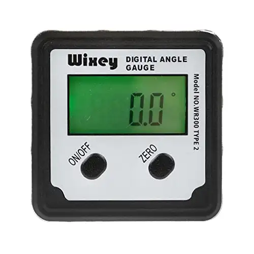 Wixey Digital Angle Gauge with Magnetic Base for a Table Saw