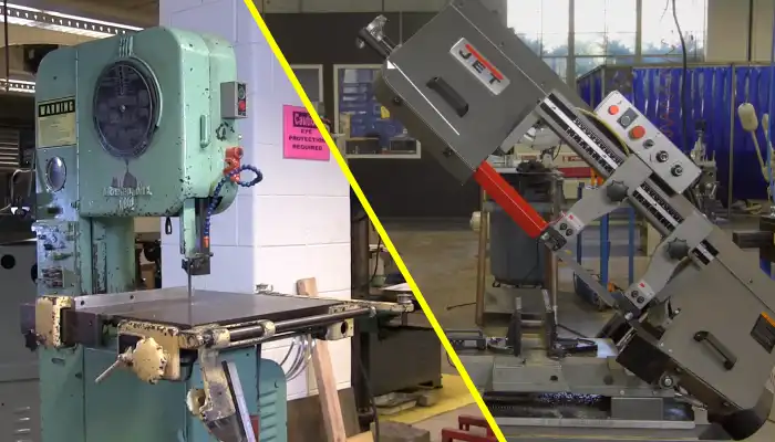 Vertical vs Horizontal Band Saw: 9 Differences