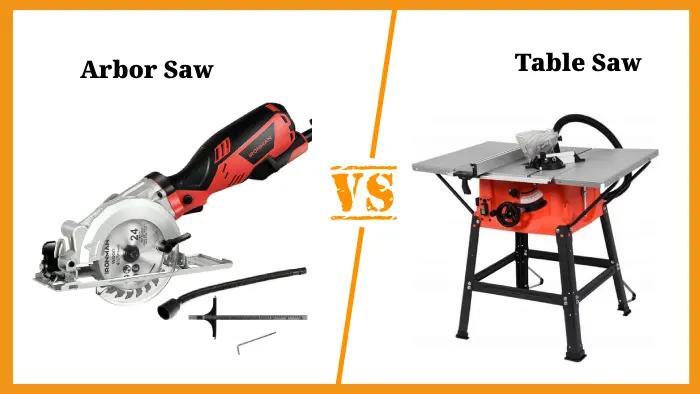 Arbor Saw vs Table Saw: Differences