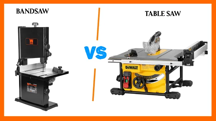 Bandsaw vs Table Saw: 11 Key Differences [Must-Know]