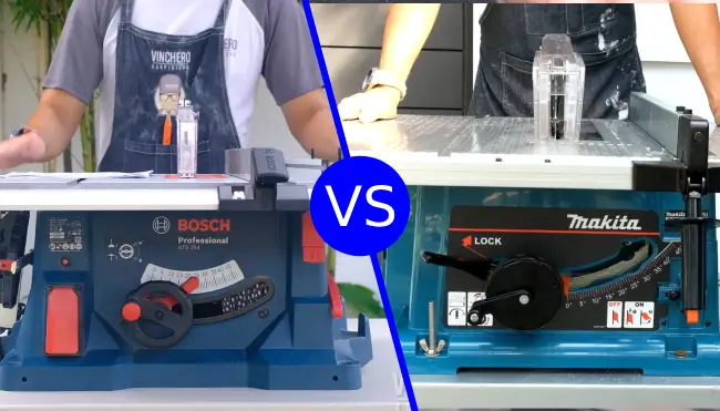Bosch vs Makita Table Saw: Major Differences [Must Know]