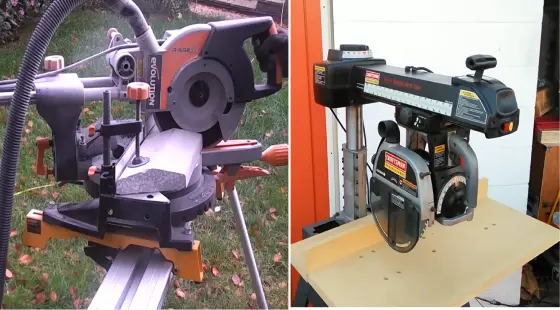 The Differences Between Miter Saw vs Radial Arm Saw