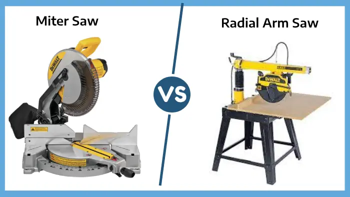 Miter Saw vs Radial Arm Saw: How Do They Differ?