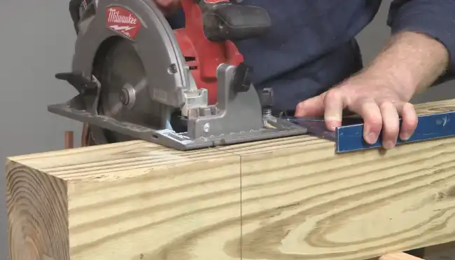 How to Cut a 6x6 Timber with a 12-Inch Miter Saw