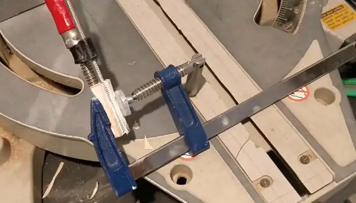 Can you use clamps to secure my miter saw instead of bolting it down