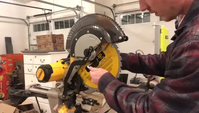 How often should you replace the blade on a miter saw or table saw