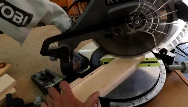Why is my miter saw cutting at an angle