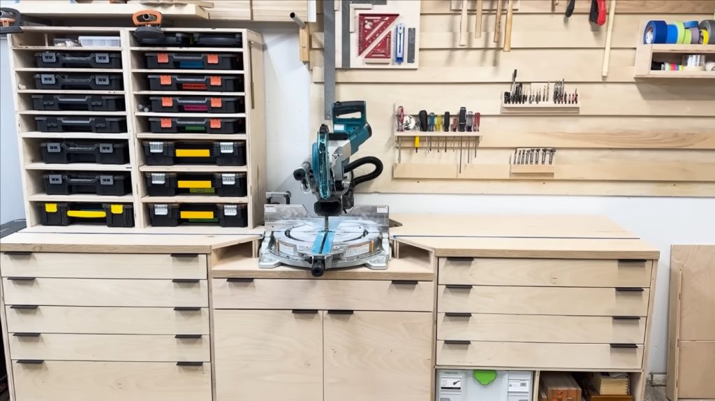 Innovative miter saw Storage Solutions