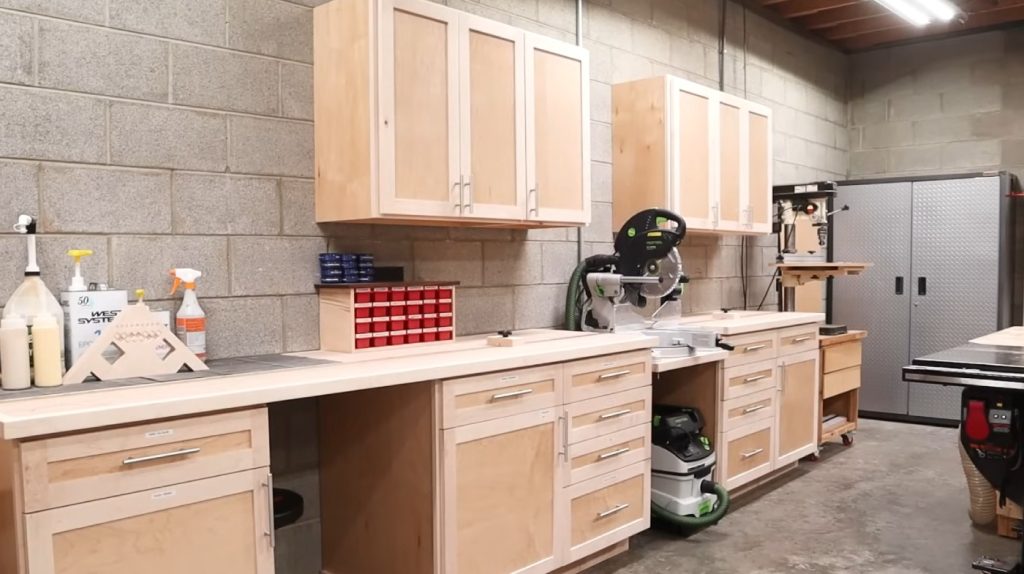 Vertical Tool Wall Implementation for miter saw storage