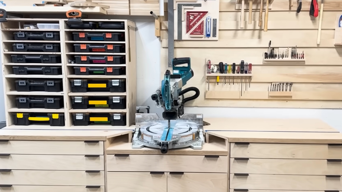 miter saw storage ideas