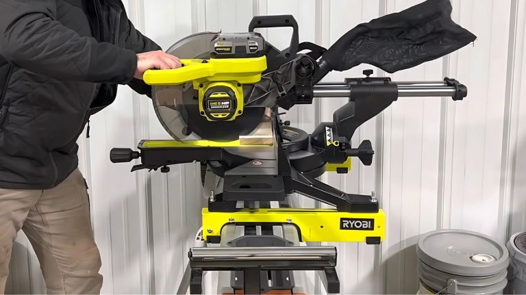 how to operate ryobi miter saw