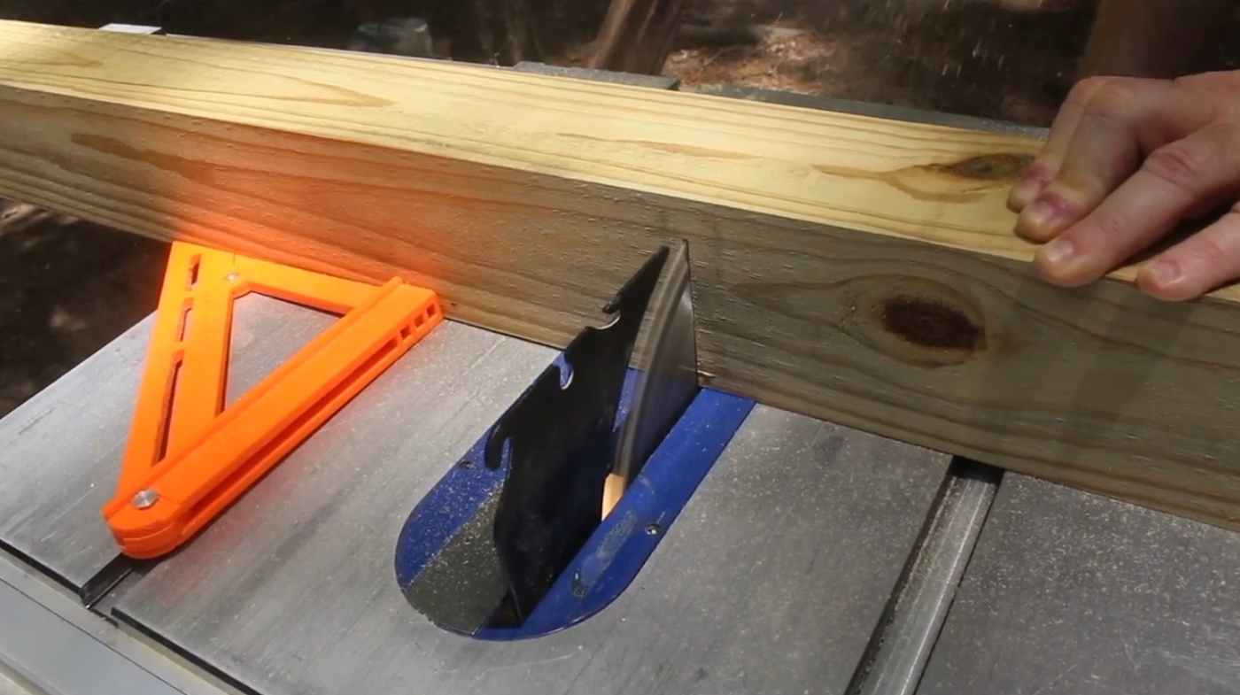 Can a 7.25 Skill Saw Cut a 4x4