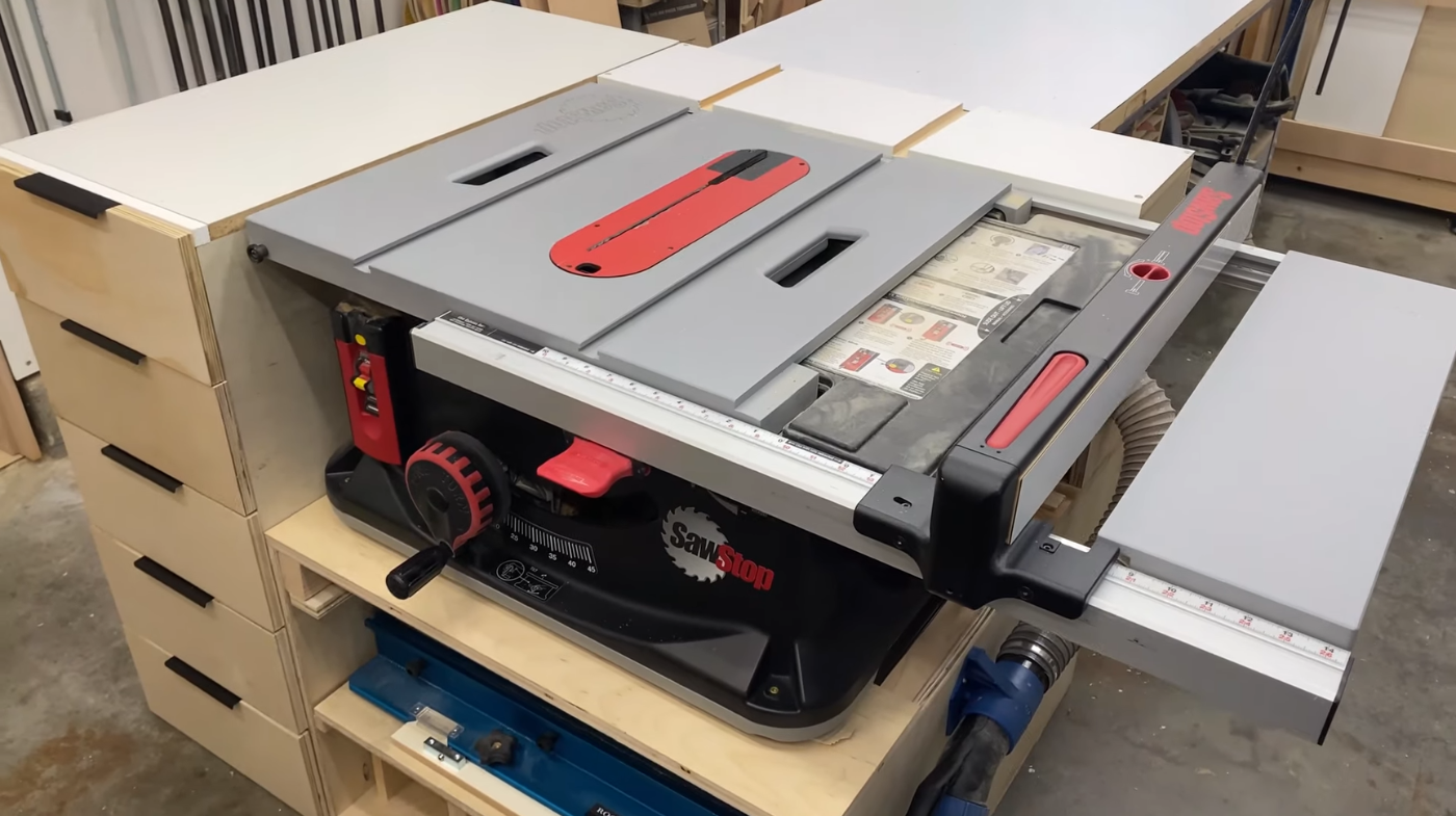 Table Saw Storage Ideas