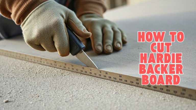 How to Cut Hardie Backer Board