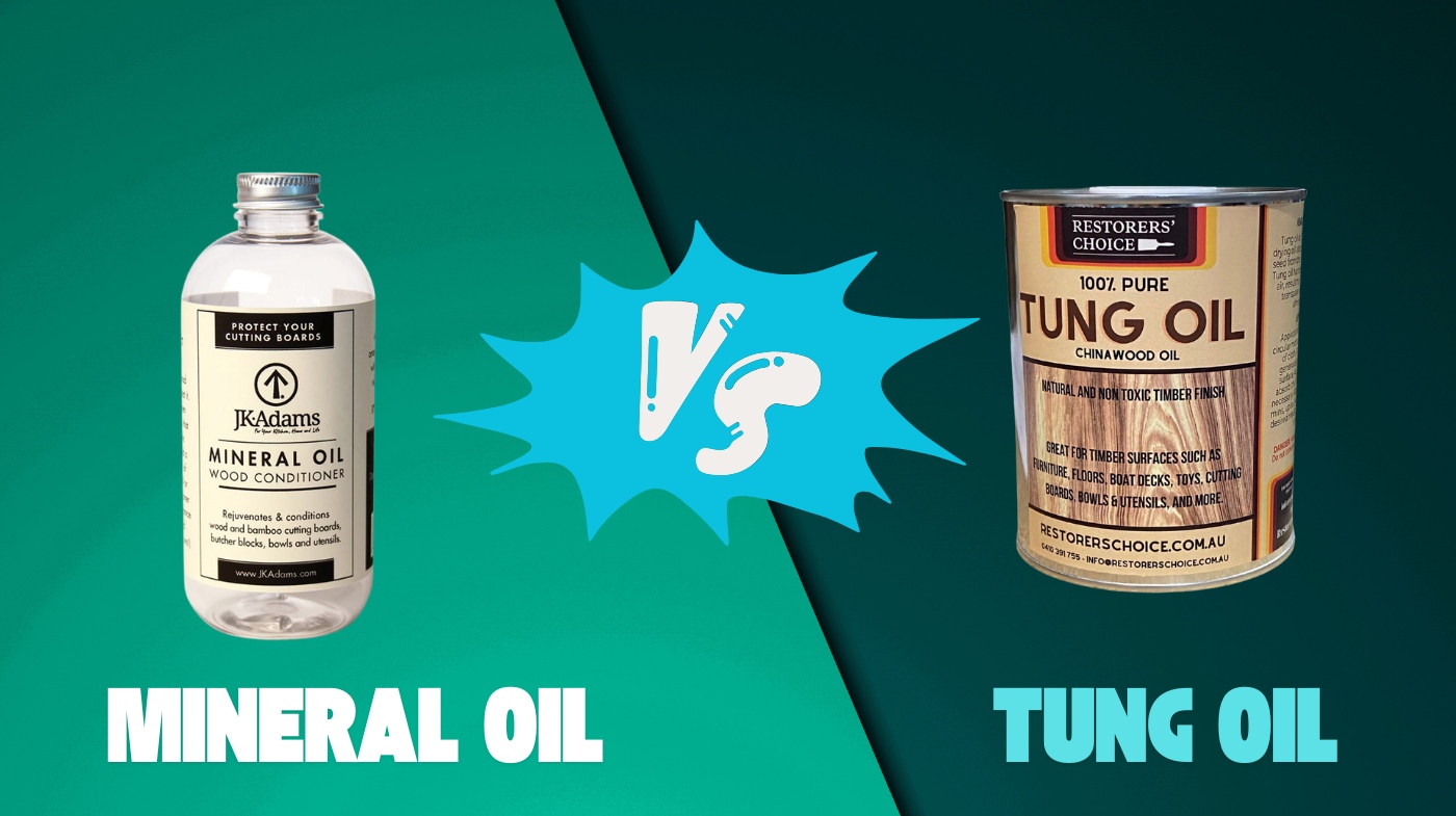 Mineral Oil vs Tung Oil