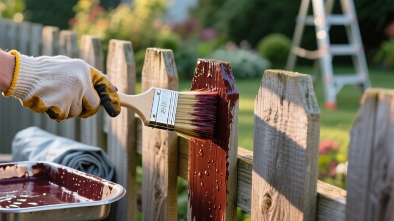 Best Way to Stain a Fence
