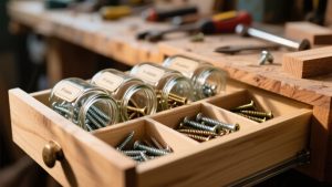 DIY Screw Storage Ideas: Clear Bins for Easy Visibility