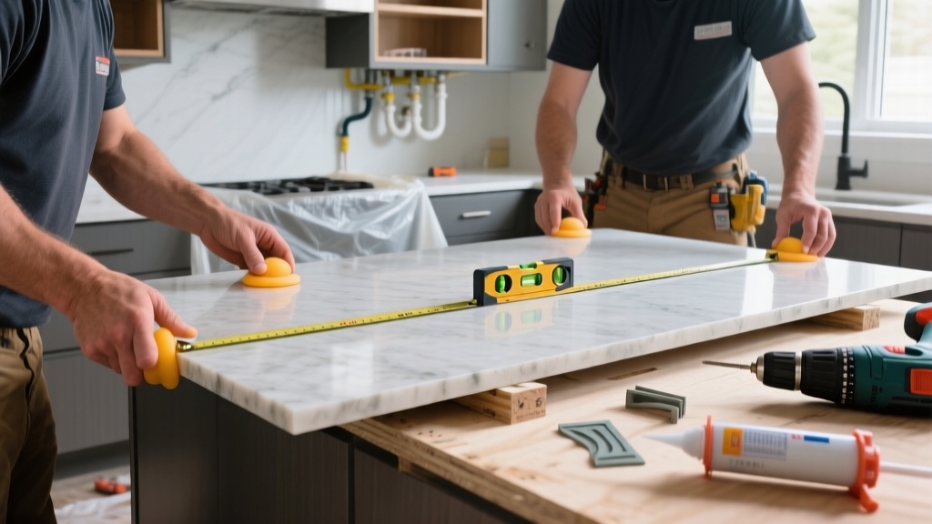 How Are Quartz Countertops Installed