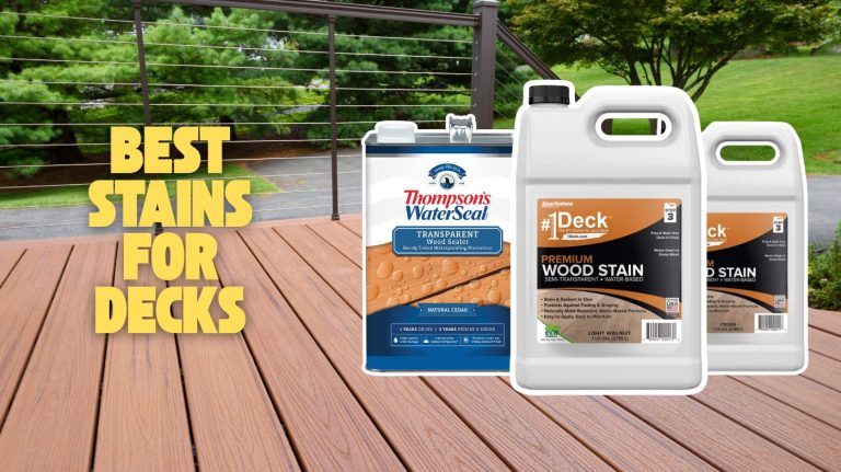 best stains for decks