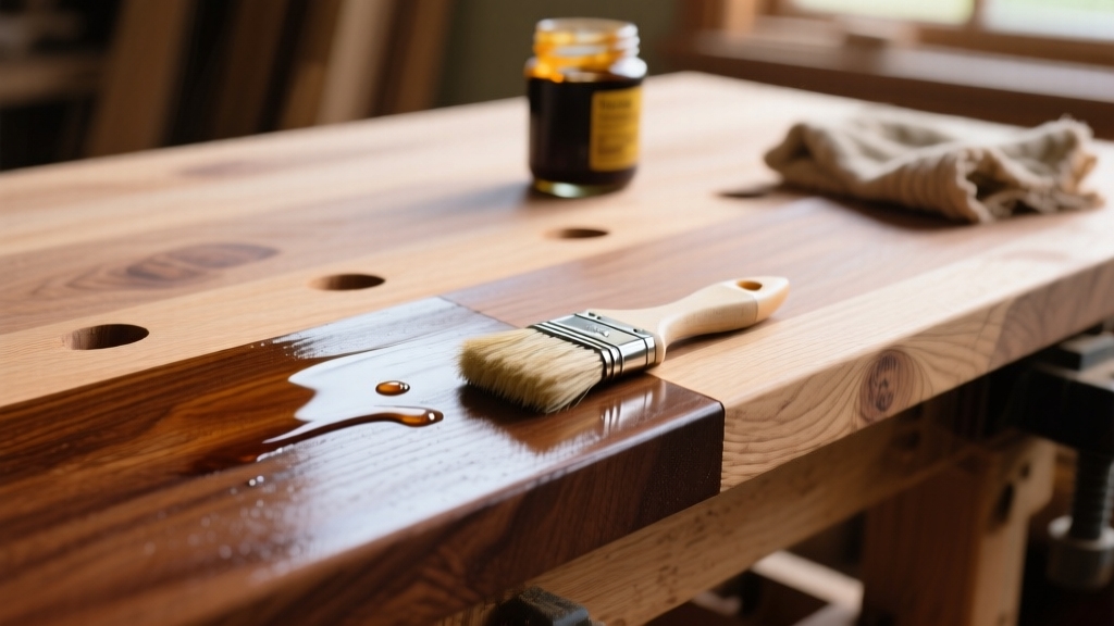Can you put tung oil over stain