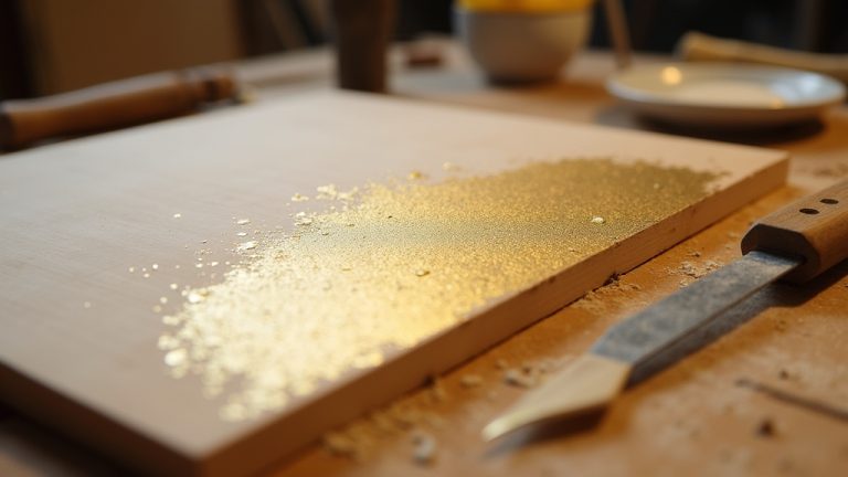 How to Gold Leaf Wood