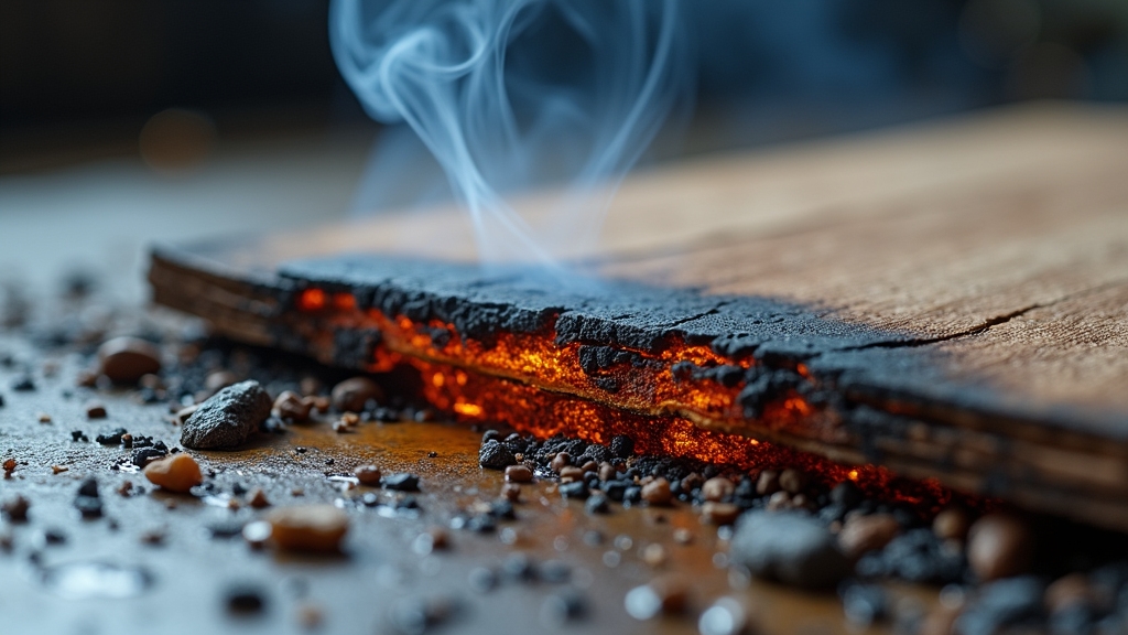 Environmental Effects of Burning Composite Wood