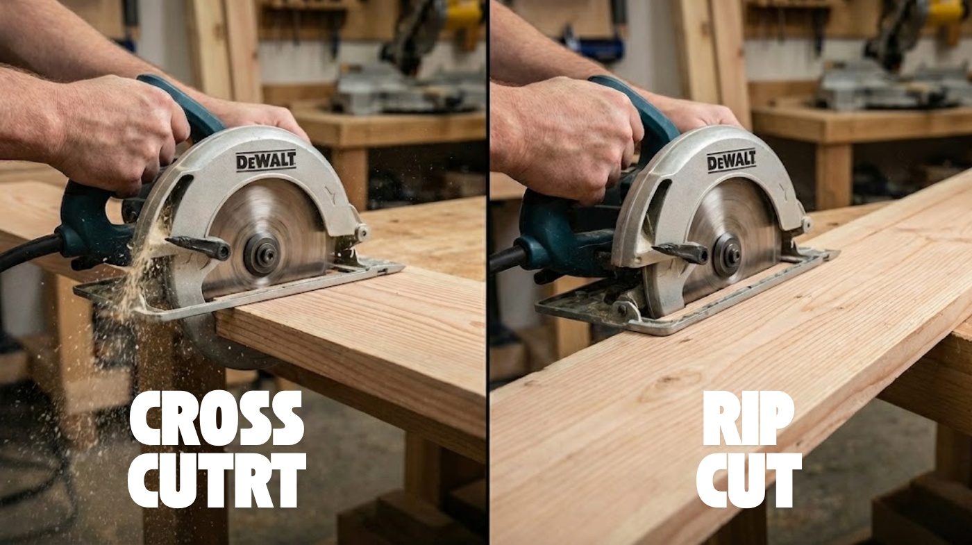 cross cut vs rip cut