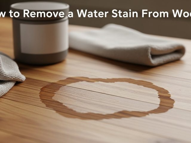 How to Remove a Water Stain From Wood? Effective Tips