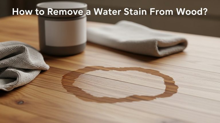 how to remove a water stain from wood