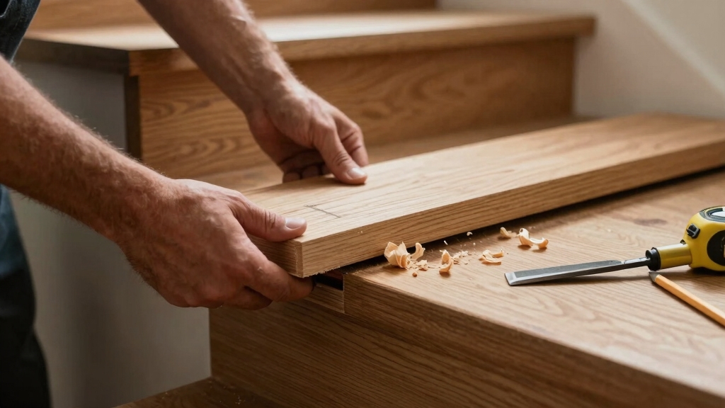 cutting and installing treads