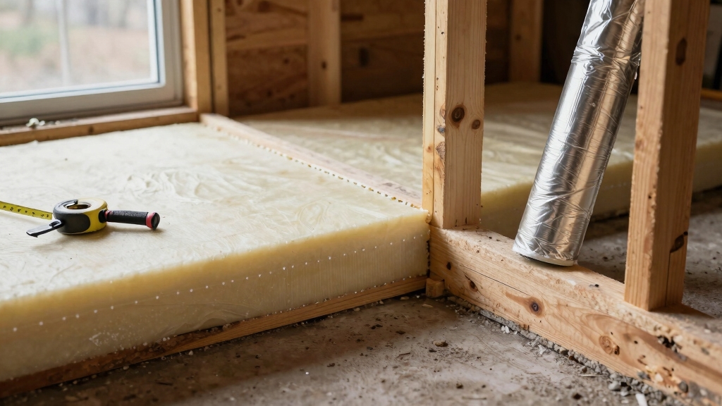insulate shed floor properly