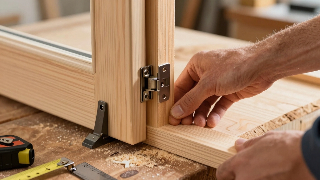 plywood built simple shed door