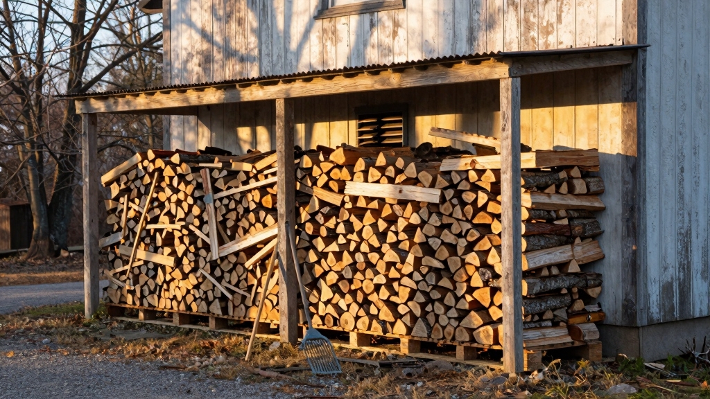 dry elevated well ventilated outdoor storage