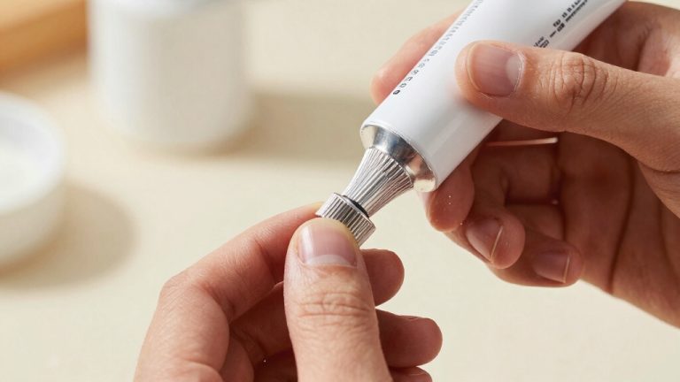 pinch plug cap tightly