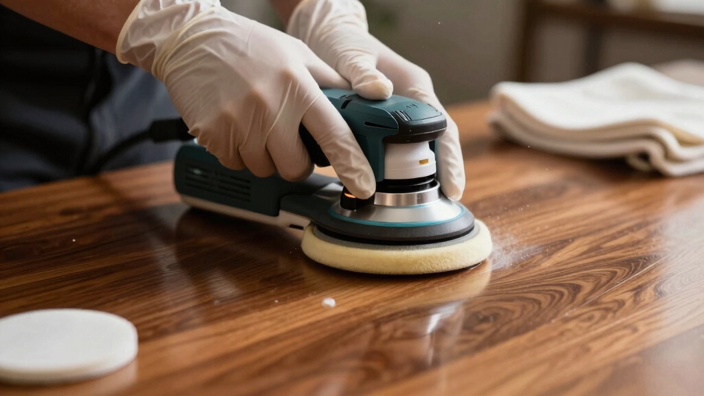 buffing polyurethane finish properly
