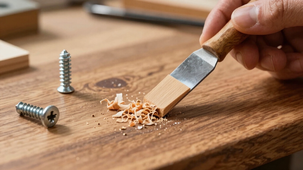 fill wood screw holes