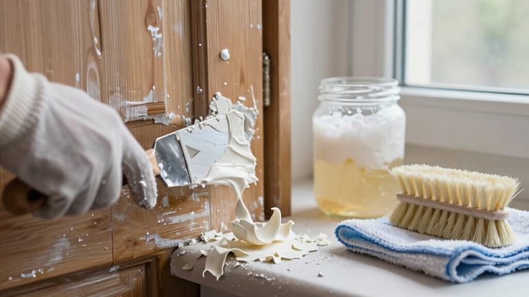 strip dried latex paint