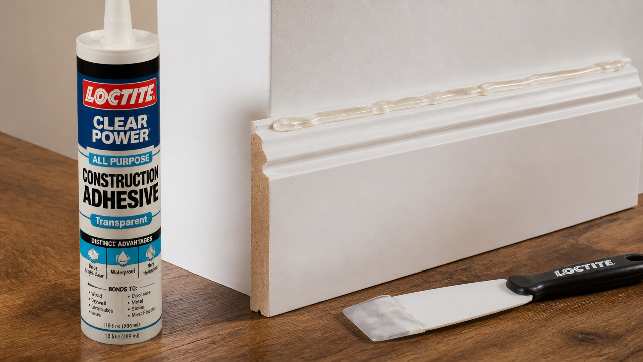 best adhesive for baseboards