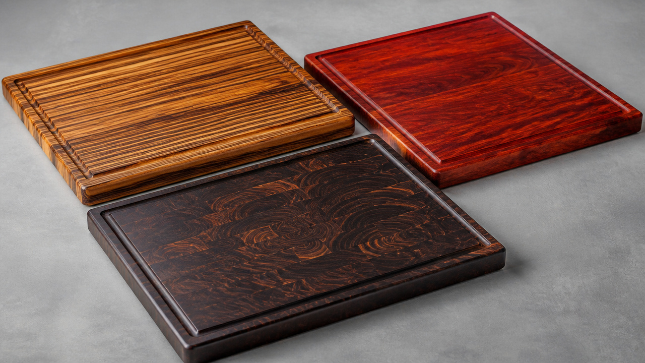 best exotic woods for cutting boards