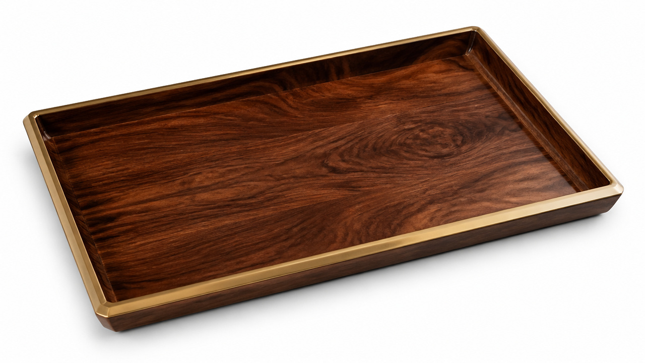 best finish for serving tray