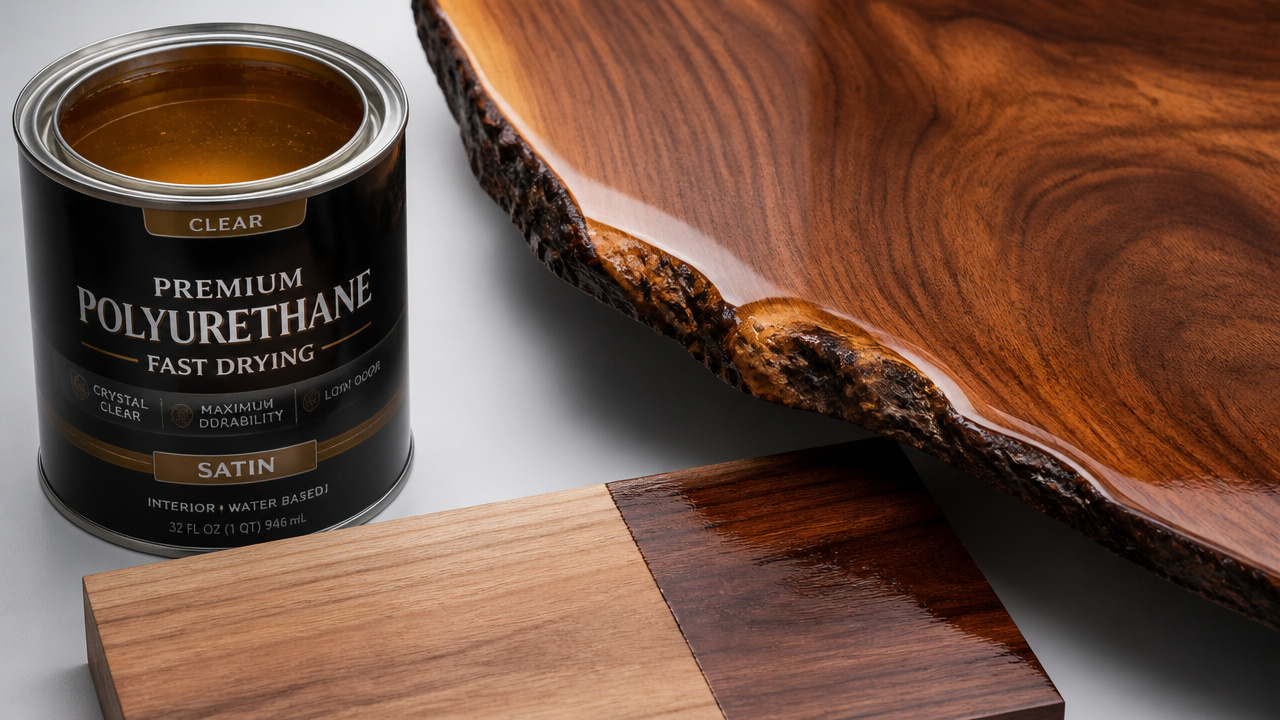 best polyurethane for live edge wood
