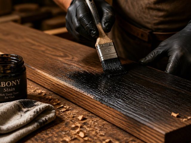 How to Stain Wood Black: Avoid Common Staining Mistakes