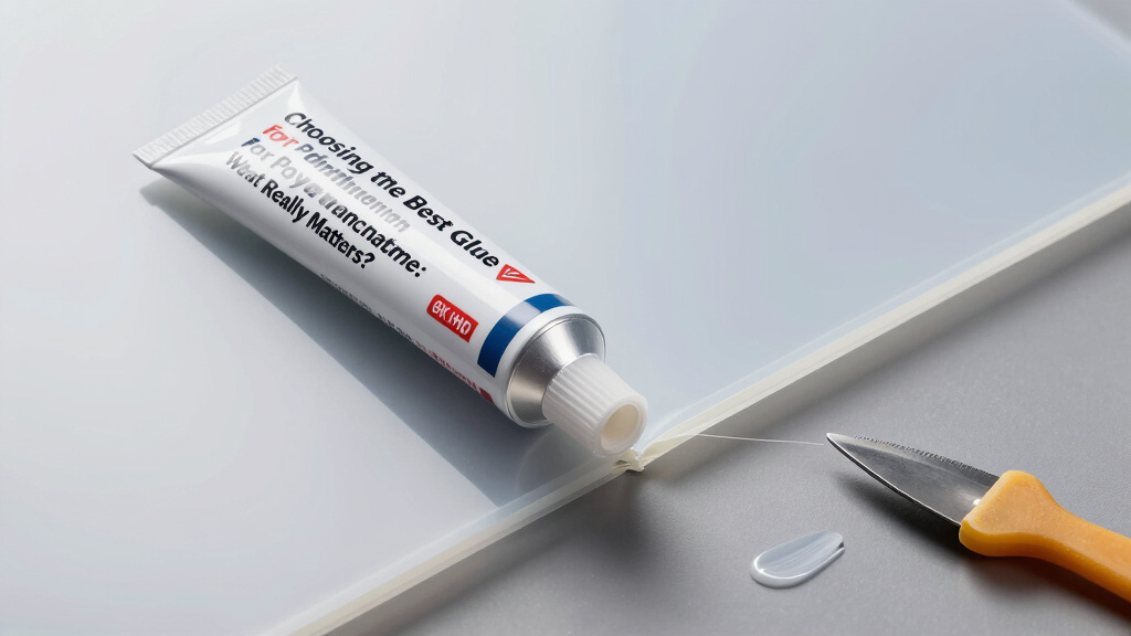 Choosing the Best Glue for Polyethylene: What Really Matters?